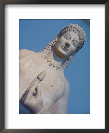 Kore Statue At The Acropolis Museum In Athens, Greece by Richard Nowitz Pricing Limited Edition Print image