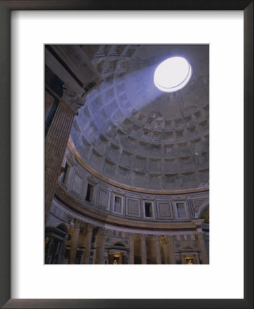Interior, The Pantheon, Rome, Lazio, Italy, Europe by John Miller Pricing Limited Edition Print image