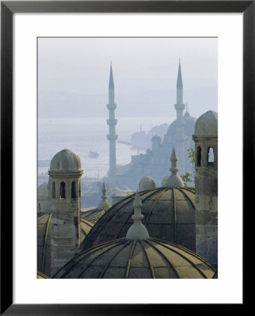 Suleymaniye Complex Overlooking The Bosphorus, Istanbul, Turkey, Europe by Upperhall Ltd Pricing Limited Edition Print image