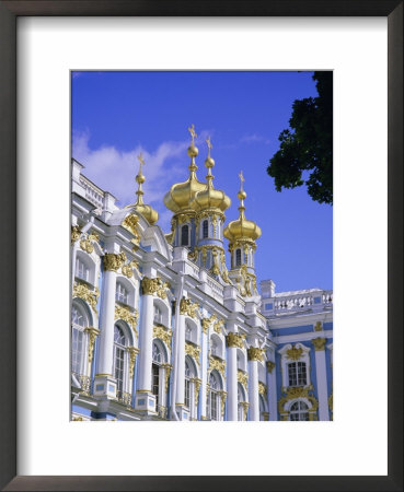 Baroque St. Catherine Palace, Pushkin, Near St. Petersburg, Russia, Europe by Gavin Hellier Pricing Limited Edition Print image