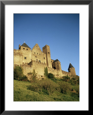 Walled And Turreted Fortress Of Cite, Carcassonne, Unesco World Heritage Site, Languedoc, France by Ken Gillham Pricing Limited Edition Print image