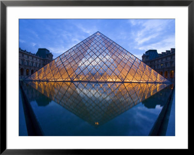 The Louvre At Twilight, Paris, France by Jim Zuckerman Pricing Limited Edition Print image