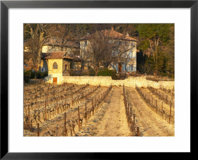 Winery Building At Chateau Saint Cosme, Gigondas, Vaucluse, Rhone, Provence, France by Per Karlsson Pricing Limited Edition Print image