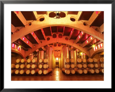 Wine Cellar At Raimat, Costers Del Segre, Catalonia, Catalunya, Spain by Per Karlsson Pricing Limited Edition Print image