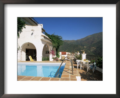 Villa Near Malaga, Andalucia, Spain by Michael Busselle Pricing Limited Edition Print image
