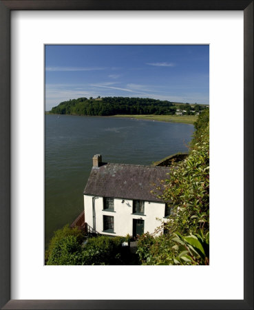 The Dylan Thomas's Georgian Boat House At Laugharne, Carmarthenshire, Wales, United Kingdom by Rob Cousins Pricing Limited Edition Print image