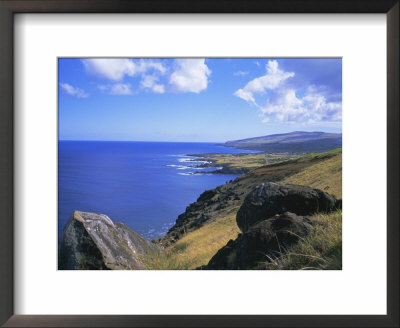 West Coast, Easter Island, Chile by Geoff Renner Pricing Limited Edition Print image