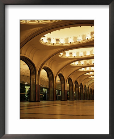 Mayakovskaya Metro Station, Moscow, Russia by Christopher Rennie Pricing Limited Edition Print image