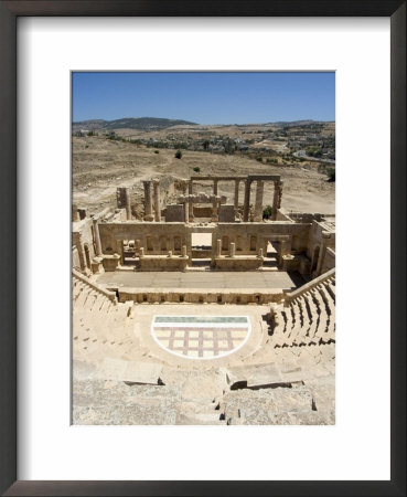 North Theatre, Roman City, Jerash, Jordan, Middle East by Christian Kober Pricing Limited Edition Print image