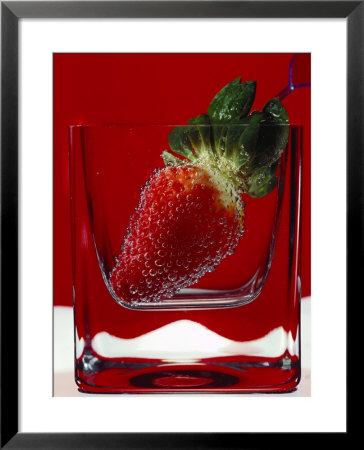 Strawberry In A Glass Of Water by Vladimir Shulevsky Pricing Limited Edition Print image