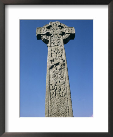 Close Up Of The High Cross, Drumcliff, County Sligo, Connacht, Eire (Republic Of Ireland) by Christina Gascoigne Pricing Limited Edition Print image