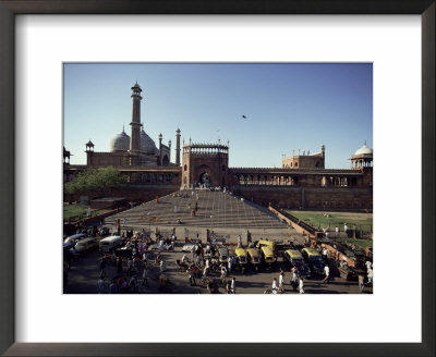 Jami Masjid, Old Delhi, Delhi, India by Adam Woolfitt Pricing Limited Edition Print image