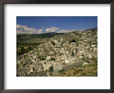 Kaya Ghost Village, Near Fethiye, Anatolia, Turkey, Eurasia by Lee Frost Pricing Limited Edition Print image