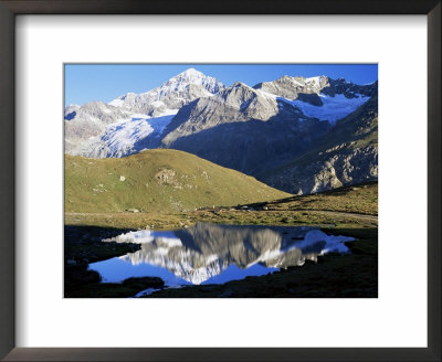 The Dent Blanche Reflect In Lake, Zermatt, Valais, Swiss Alps, Switzerland by Ruth Tomlinson Pricing Limited Edition Print image
