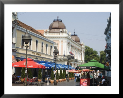 Outdoor Cafes On Kneza Mihailova Pedestrian Boulevard, Belgrade, Serbia by Christian Kober Pricing Limited Edition Print image