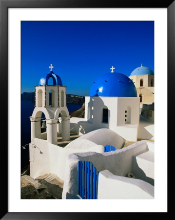 Greek Orthodox Church, Thira, Imerovigli, Greece by John Elk Iii Pricing Limited Edition Print image