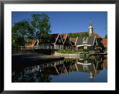 Houses Along Canal, De Rijp, North Holland by Walter Bibikow Pricing Limited Edition Print image