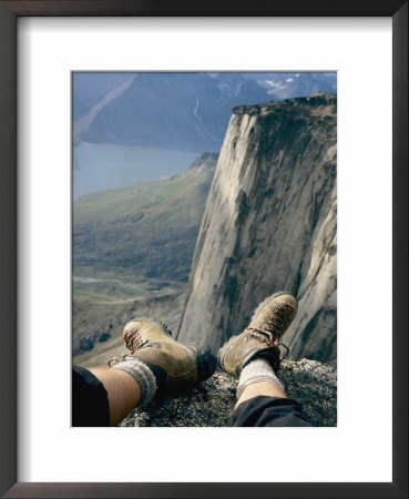 View Of A Climbers Feet by Bobby Model Pricing Limited Edition Print image