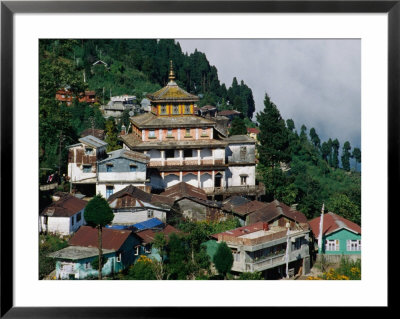 Aloobari Monastery And Surrounding Village, Darjeeling, India by Pershouse Craig Pricing Limited Edition Print image