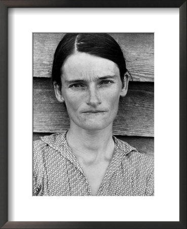 Portrait Of A Solemn Annie Mae Gudger, Sharecropper's Wife, In Hale County by Walker Evans Pricing Limited Edition Print image