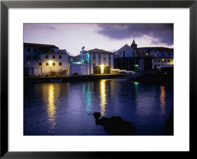 Evening Sky Over Harbour, Velas, Portugal by Wayne Walton Pricing Limited Edition Print image