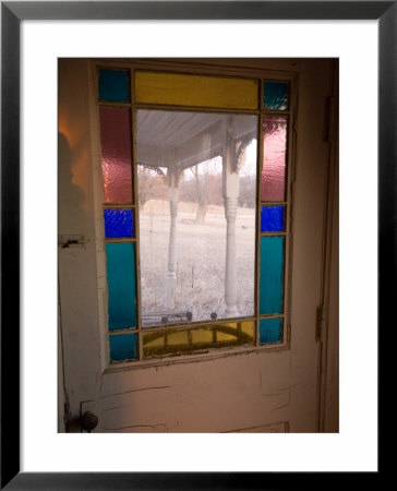 A Stained Glass Window At Steven's Creek Farm In Walton, Nebraska by Joel Sartore Pricing Limited Edition Print image