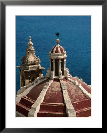 Domed Church With Maltese Cross, Valletta, Malta by Patrick Syder Pricing Limited Edition Print image