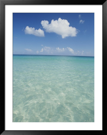 Aquamarine Water Bleeds Into Blue Skies In This Tropical View by Michael Melford Pricing Limited Edition Print image