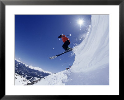 Man Skiing, Breckenridge, Co by Bob Winsett Pricing Limited Edition Print image