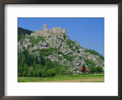 Strecno Castle, Vah Valley, Slovakia, Europe by Upperhall Ltd Pricing Limited Edition Print image