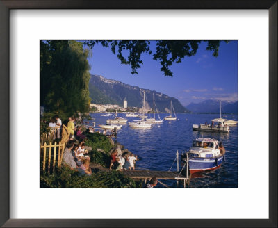 Montreux, Lake Geneva (Lac Leman), Switzerland, Europe by Gavin Hellier Pricing Limited Edition Print image