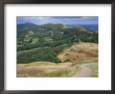 Malvern Hills, From British Camp, Hereford & Worcester, England, United Kingdom by Roy Rainford Pricing Limited Edition Print image