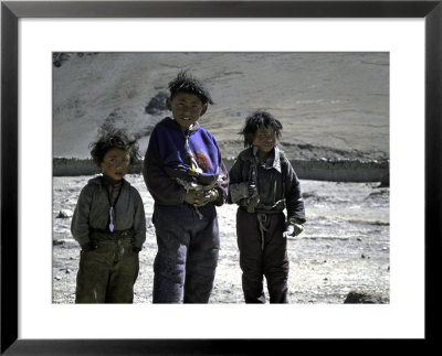 Tibetan Children by Michael Brown Pricing Limited Edition Print image