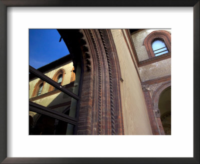 A Row Of Windows Seen Through An Arch At The Castello Sforzesco by Raul Touzon Pricing Limited Edition Print image