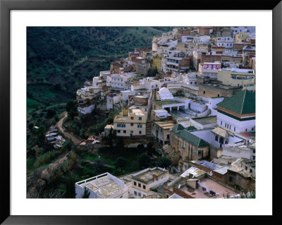 Exterior Of Mausoleum And Other Buildings, Moulay Idriss, Morocco by Frances Linzee Gordon Pricing Limited Edition Print image