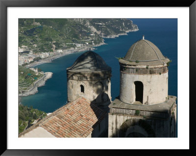 View Of The Amalfi Coastline From Villa Rufolo, Ravello, Campania, Italy by Walter Bibikow Pricing Limited Edition Print image
