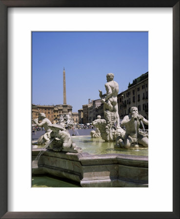 Fountains, Piazza Navona, Rome, Lazio, Italy by Roy Rainford Pricing Limited Edition Print image