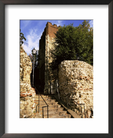 Roman Wall, Colchester, Essex, England, United Kingdom by David Hughes Pricing Limited Edition Print image