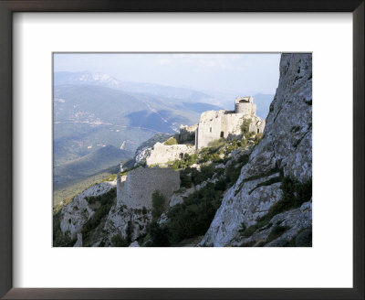 Cathar Castle Of Peyrepertuse, Between Carcassonne And Perpignan, France by Richard Ashworth Pricing Limited Edition Print image