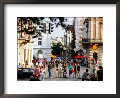 Pedestrian Area Of Knez Mihailo, Belgrade, Serbia by Roberto Gerometta Pricing Limited Edition Print image