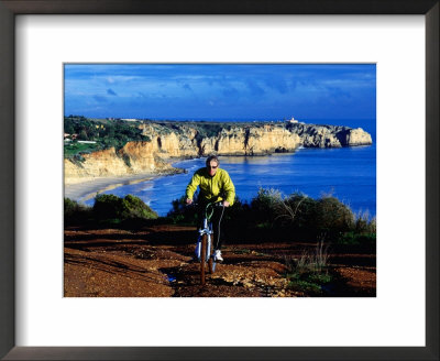 Biking Above Algarve Coast Near Lagos, Azores, Portugal by Philip & Karen Smith Pricing Limited Edition Print image