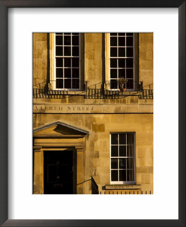 Georgian Townhouse On Alfred Street, Bath, Bath And North-East Somerset, England by Glenn Beanland Pricing Limited Edition Print image