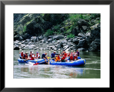 People On Rafting Trip, Snake River, Hells Canyon, Idaho by Holger Leue Pricing Limited Edition Print image