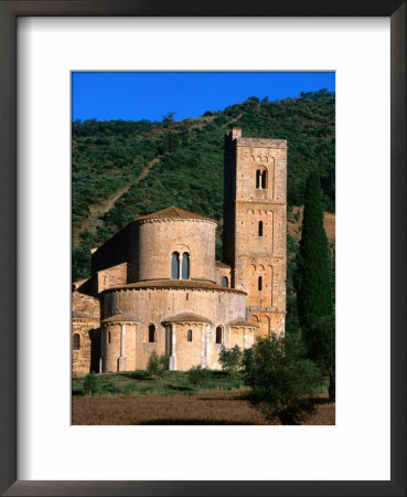 Romanesque San Antimo Cistercian Abbey Church, Tuscany, Italy by John Elk Iii Pricing Limited Edition Print image