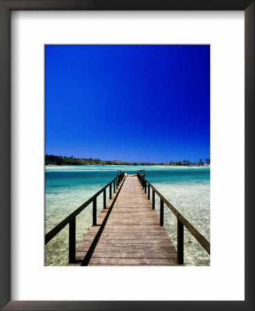 Jetty On Efate, Efate Island, Shefa, Vanuatu by Peter Hendrie Pricing Limited Edition Print image