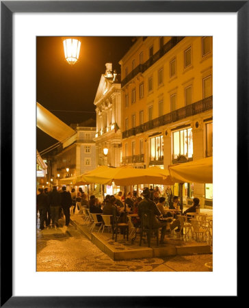 Diners In Chiado, Lisbon, Portugal by Greg Elms Pricing Limited Edition Print image