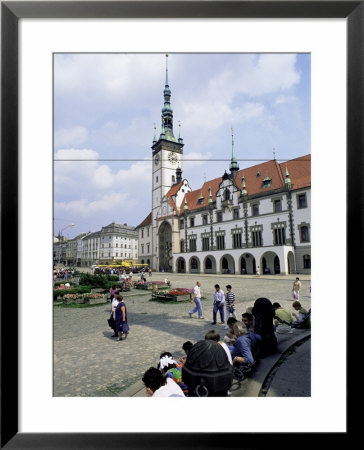 Old Town Hall, Main Square, Olomouc, North Moravia, Czech Republic by Upperhall Pricing Limited Edition Print image