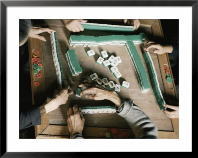 Chinese People Play Mah-Jongg by Joe Scherschel Pricing Limited Edition Print image