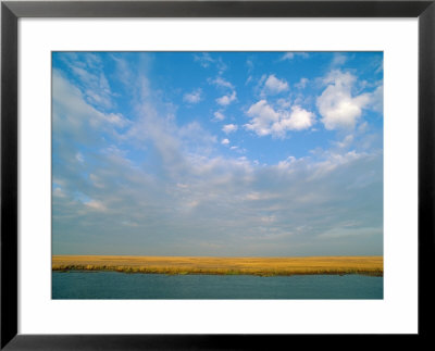 View Of The Marsh Under A Huge Blue Sky by James P. Blair Pricing Limited Edition Print image