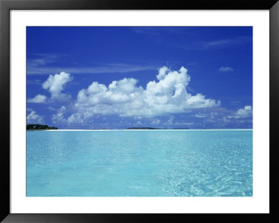Tropical Scene, Maldives by Volvox Pricing Limited Edition Print image